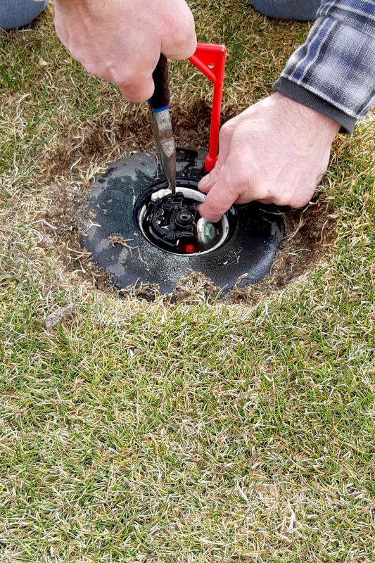 Broken Sprinkler Head